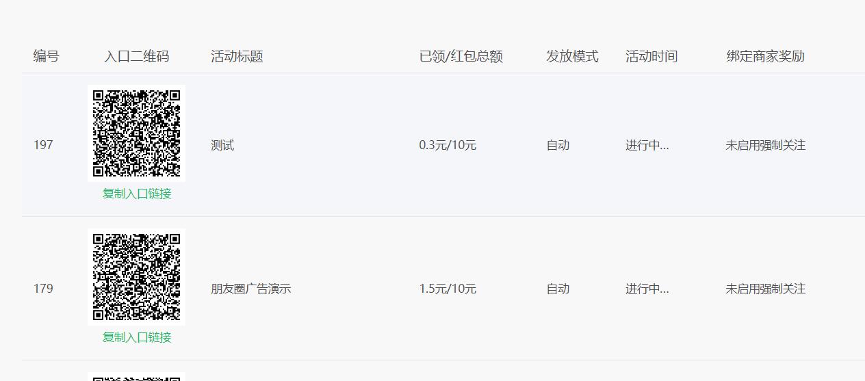 发布活动