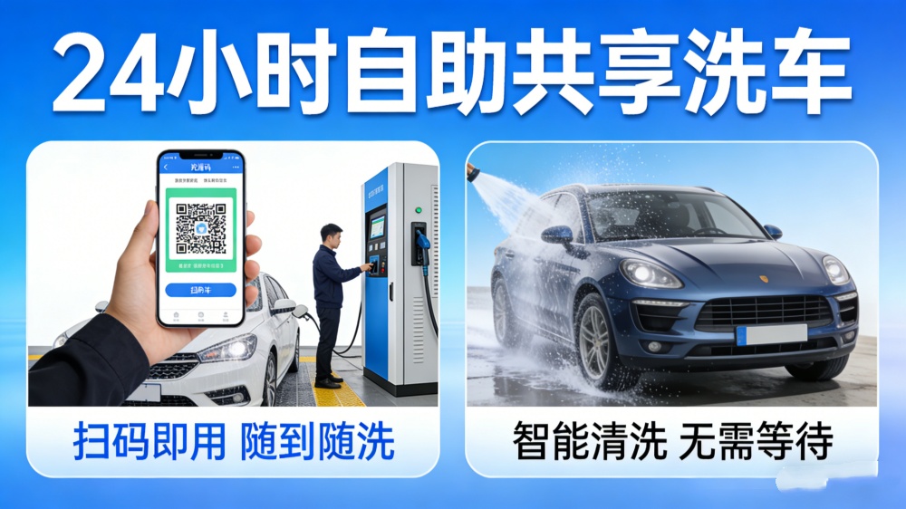 24小时自助共享洗车小程序是什么？自助共享洗车小程序怎么做